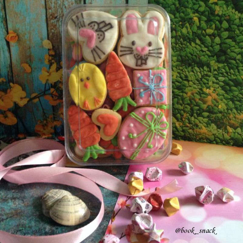 

Cookies Karakter Motif Paskah - Easter Icing Cookies (Kemasan 250 Gram)