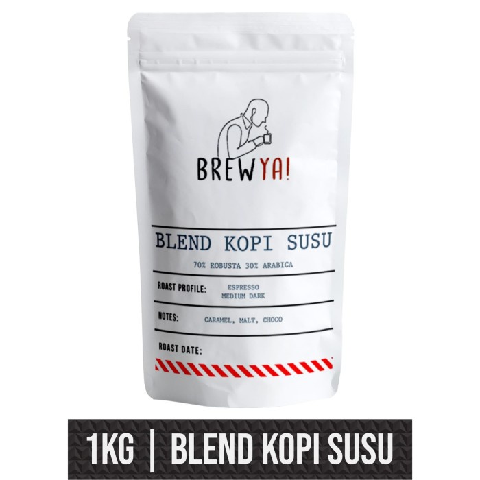 

kopi-biji- blend kopi susu | biji kopi espresso untuk kopi susu kekinian 200 gram -biji-kopi.