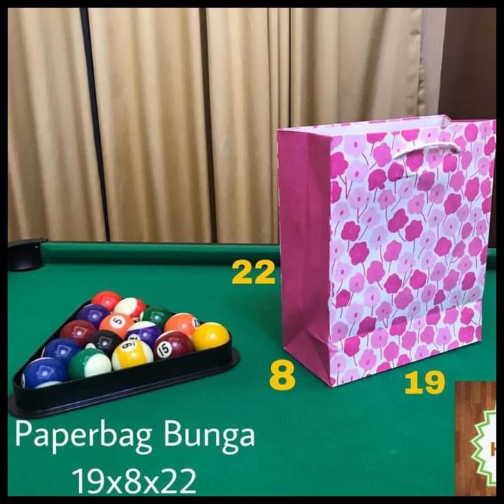 

4N45 PAPERBAG PAPER BAG TAS KERTAS BUNGA 19X8X22 TAS BELANJA SOUVENIR FO7E