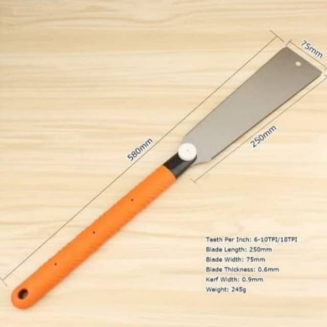 GERGAJI JEPANG DOUBLE EDGE RIP CUT / CROSS CUT