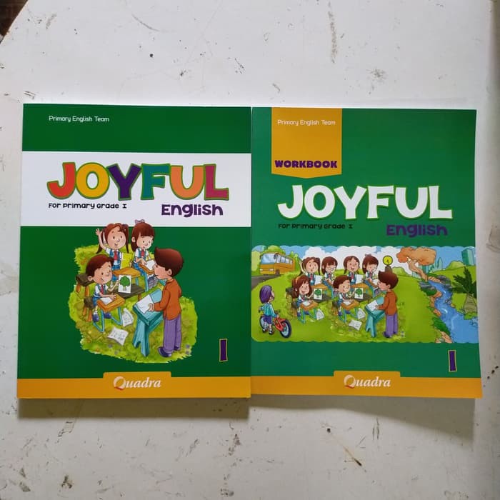 

PAKET COURSE BOOK AND WORKBOOK JOYFUL ENGLISH GRADE 1 (2 Buku)