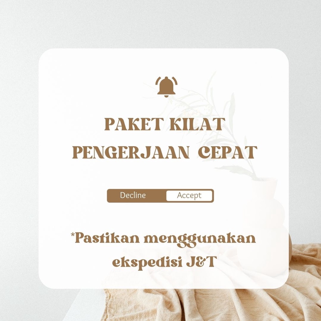 PAKET KILAT PENGERJAAN CEPAT [BACA SLIDE SAMPAI AKHIR]