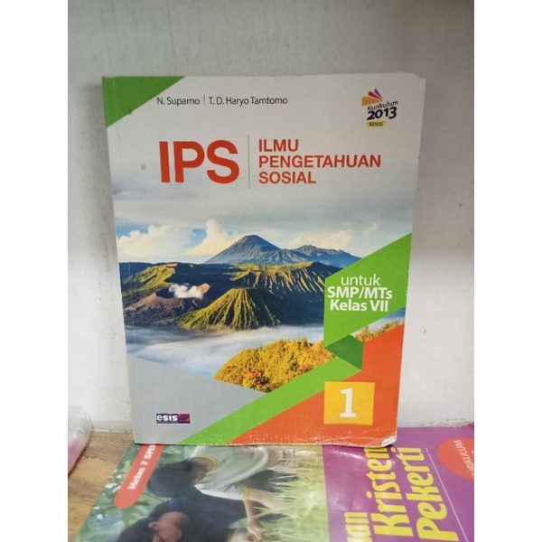buku IPS kelas 7 SMP Erlangga esis