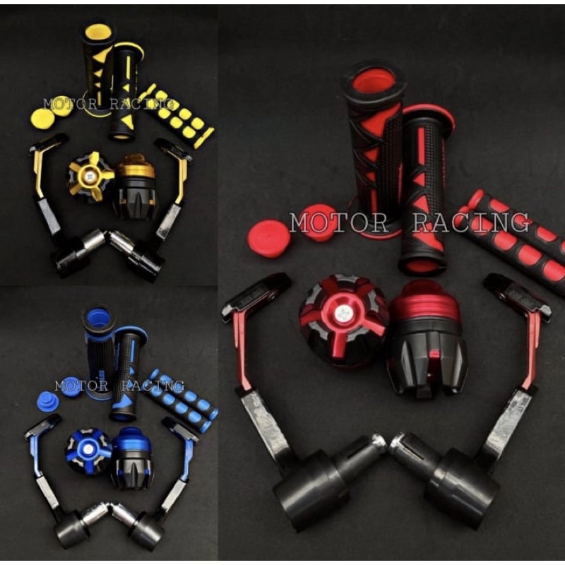 Paket Variasi Motor 4item Bisa Untuk Semua Jenis Motor Proguard Robot Handgrip Shark Jalu As Karet Handle mio vario vixion nmax tiger pcx aerox scoopy