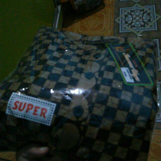 Yuli - Gamis Katun Ld 110 Cm Pb 135 Cm Batik Kencana Ungu(ku) Lebel Hitam(kuh)