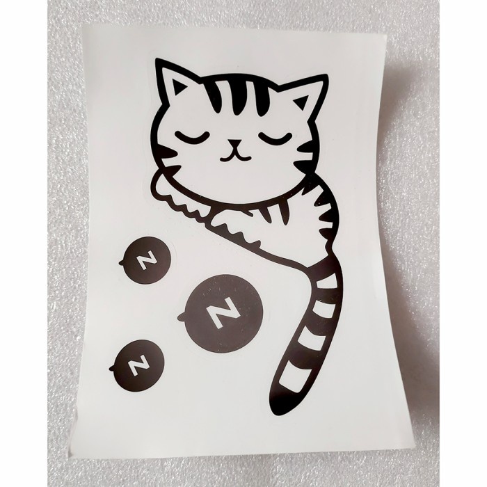 Sticker Wallpaper Dinding Love Cat &amp; Dog - Kucing