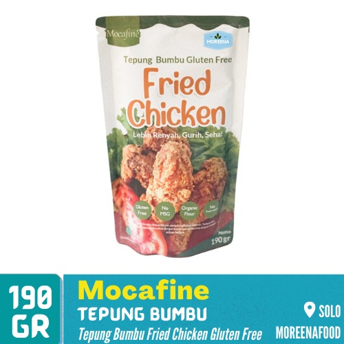 

[002] Mocafine Tepung Bumbu Fried Chicken 190 g - GLUTEN FREE