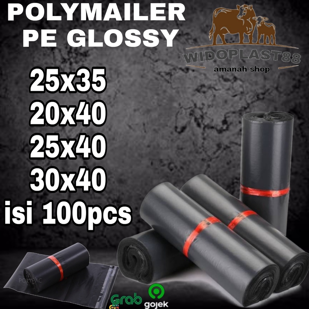 

Polymailer / Plastik Packing Online Shop Amplop Bahan PE ORI / Ukuran 25x30 25x35 20x40 25x40 30x40 cm