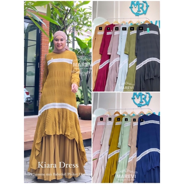 GAMIS SALE ORIGINAL /KIARA DRESS/BY MAREVI