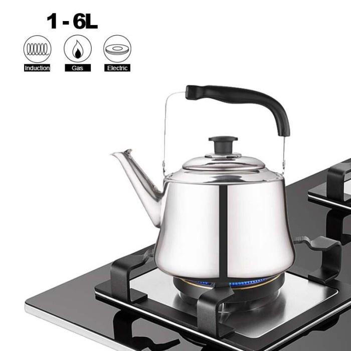 DONGSHUN Teko Masak Air Water Kettle Stainless Steel 6L - L031 Induksi