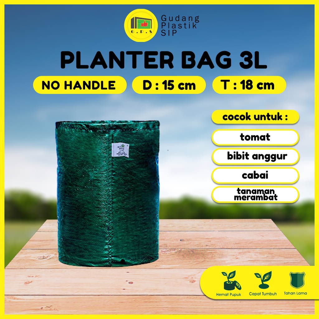 PLANTER BAG 3 Liter ECO PACK No Handle