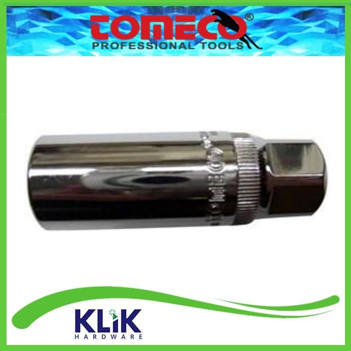 Tomeco Mata Kunci Sok Shock Busi 1/2&quot;x 19 mm - Spark Plug Sock Roda Racing 19 mm