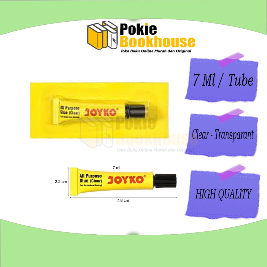 

Lem Serbaguna JOYKO GL-506 All Purpose Adhesive Glue Seperti UHU