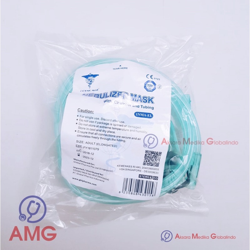 MASKER OKSIGEN COSMOMED ANAK/CHILD REBREATHING NON REBREATING