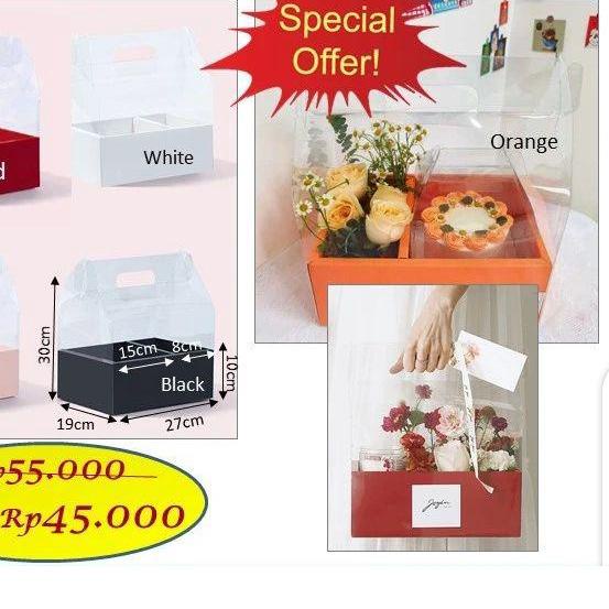 

➶ Mika Handy Box (1510) soft box - flower box - bloom box - box kado ☈