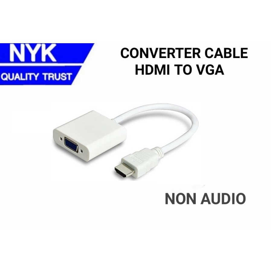 HDMI to VGA Converter Cable Non Audio NYK