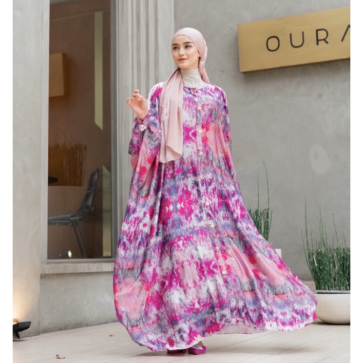 intalicious- Merien Kaftan Magenta