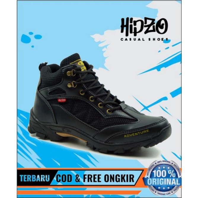 [TERLARIS] Sepatu Pria Hipzo M 032 Pria Boots Original Kasual Casual Boots Kulit Hiking~M 032