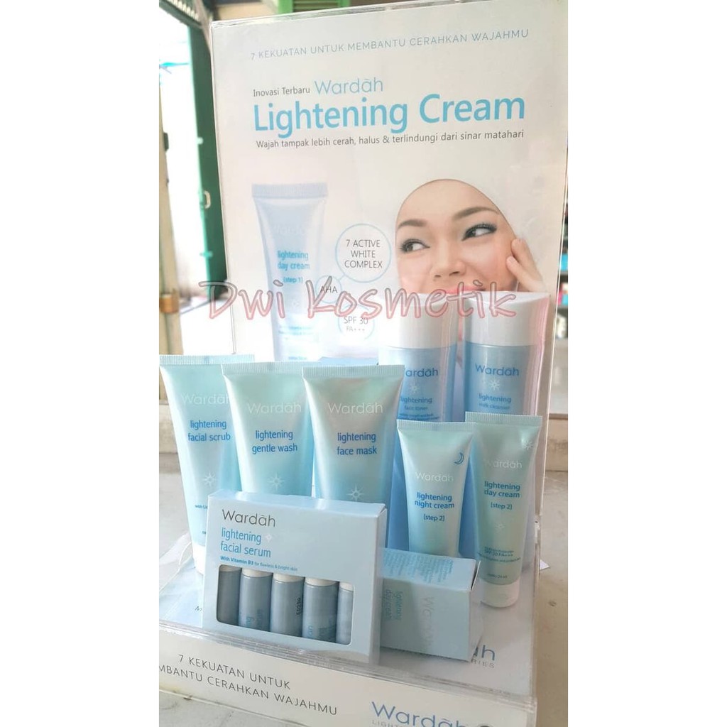 Wardah Lightening paket skin care tube