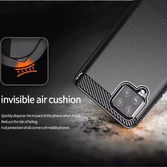 PROMO Case Ipaky Carbon SAMSUNG A12 | SAMSUNG 12 Nacho Ipaky Carbon Premium Softcase Rugged Armor