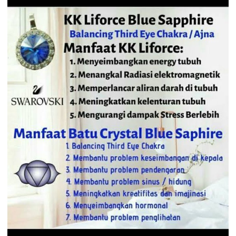 KK Liforce Blue Sapphire Crystal