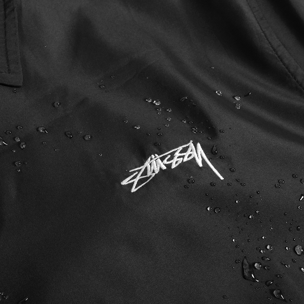 Stussy Cruize Coach Jacket Black (White Logo)