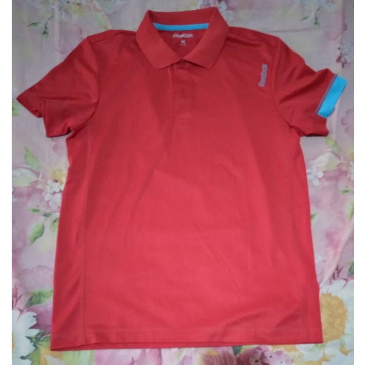 Kaos Kerah / Polo Pria Merk Reebok Uk.M (Preloved)