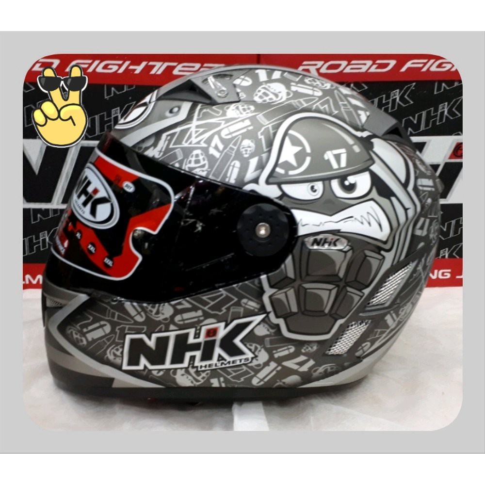Nhk Terminator Racing Gp Pro Gp Edition Karel Black Silver Doff