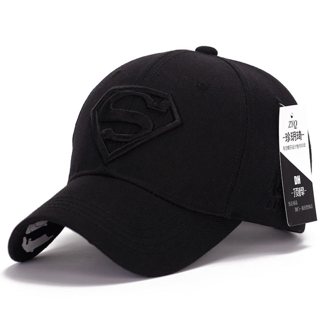 Topi Baseball Adjustable Motif Superman Untuk Pria Dan Wanita