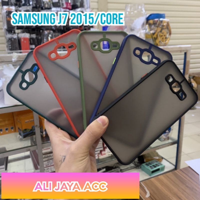 slicon/softcase Aero hp Samsung j7 2015/j7 core case my choice + pelindung camera