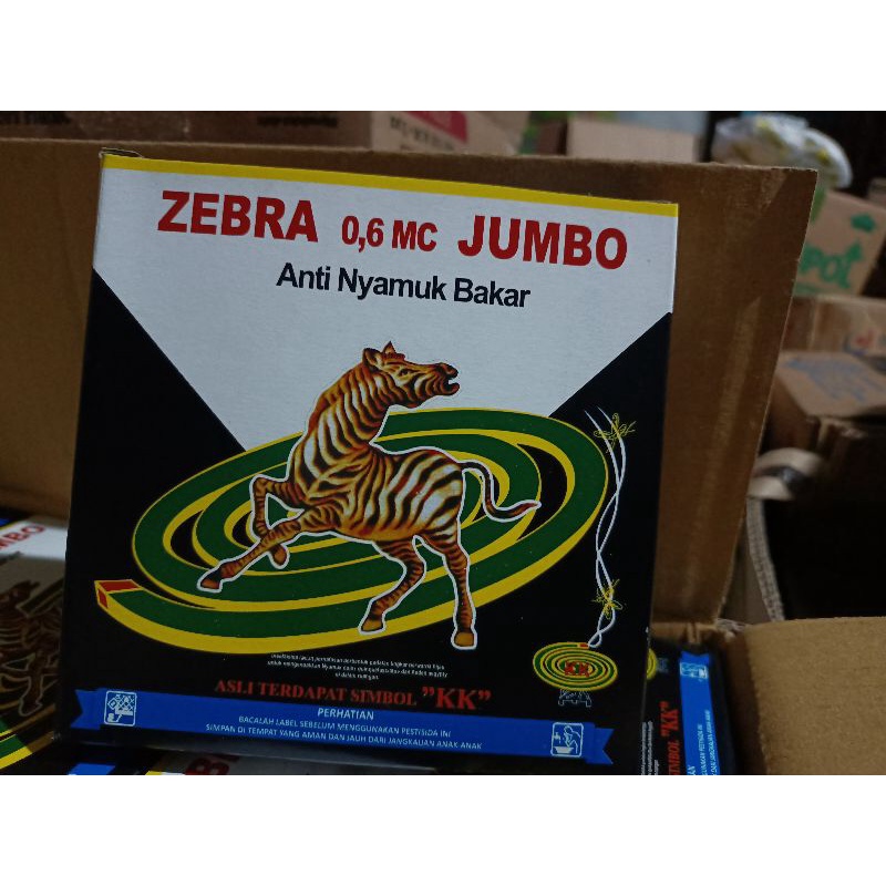 Obat Nyamuk Bakar merk ZEBRA Ukuran Jumbo