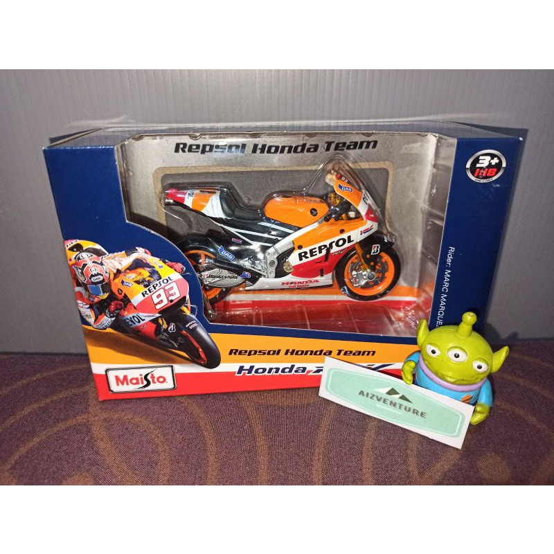Diecast MotoGP Maisto 1:18 Honda RC213V 2014 Team Repsol Honda #93 Marc Marquez
