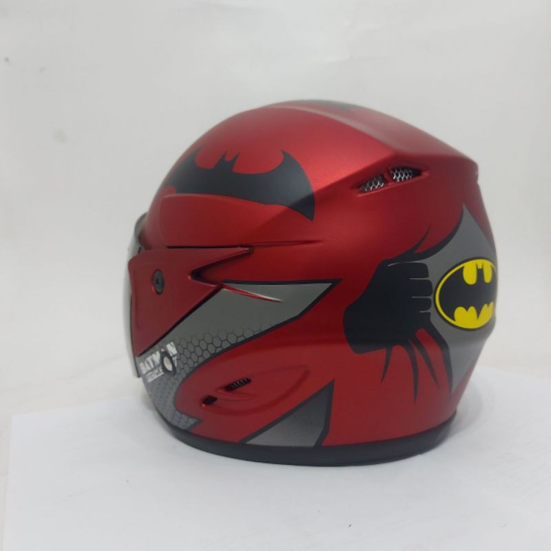 Helm Anak Batman Untuk 3 SD 9 Tahun