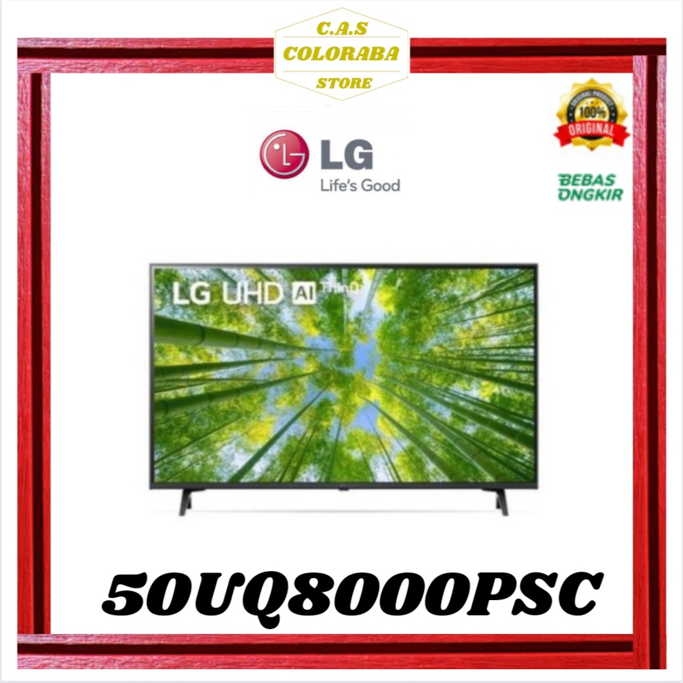 TV LG 50UQ8000PSF SMART TV 50 INCH LED 4K UHD 50UQ8000 50UQ80 50UQ UQ8000 UQ8000PSF TV LG 50 INCH