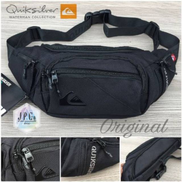 Original Quiksilver Waistbag Made in India Tas Pinggang Tas Selempang Tas Pria Tas Wanita