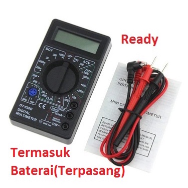 MULTIMETER AVOMETER MULTITESTER DIGITAL DT-830B DT830B