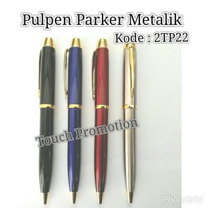 

Pulpen Promosi / Pulpen Parker Metalik ( Kode : 2TP22 )