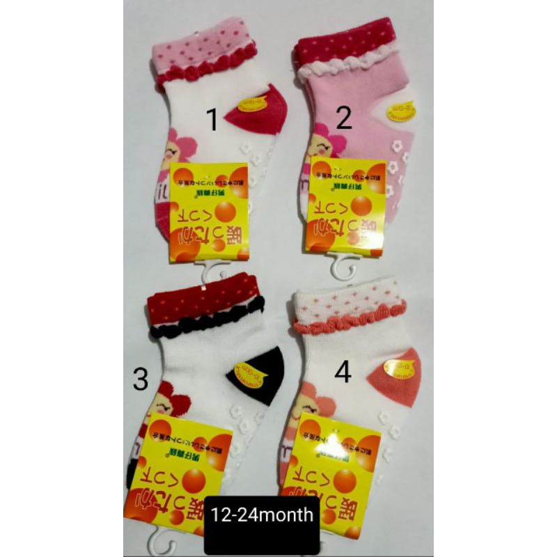 kaus kaki renda baby girl 6-24m