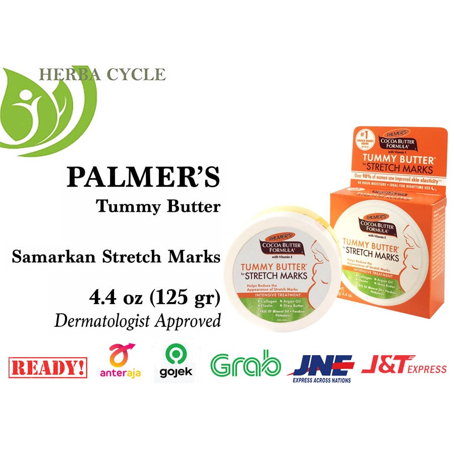 Palmers Tummy Butter 125g Palmer Tummy Cocoa No Selulit Kolagen Vit E