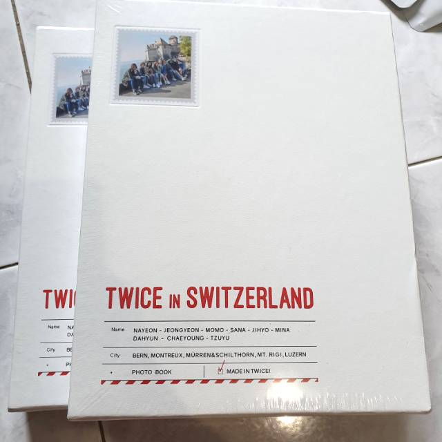 TWICE (트와이스) - TWICE TV5 / TWICE in SWITZERLAND PHOTOBOOK / 포토북
