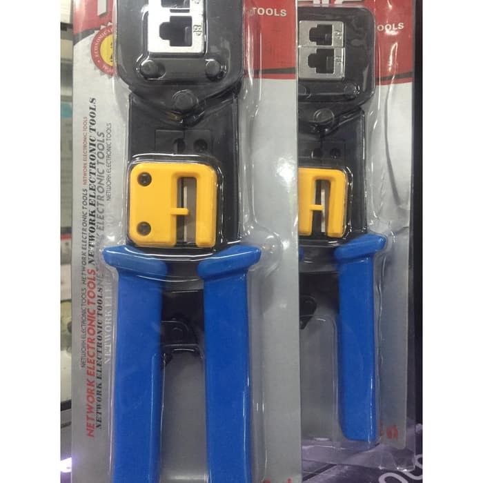 Crimping Tools Telebit / Tang RJ45 + Kabel Lan Tester