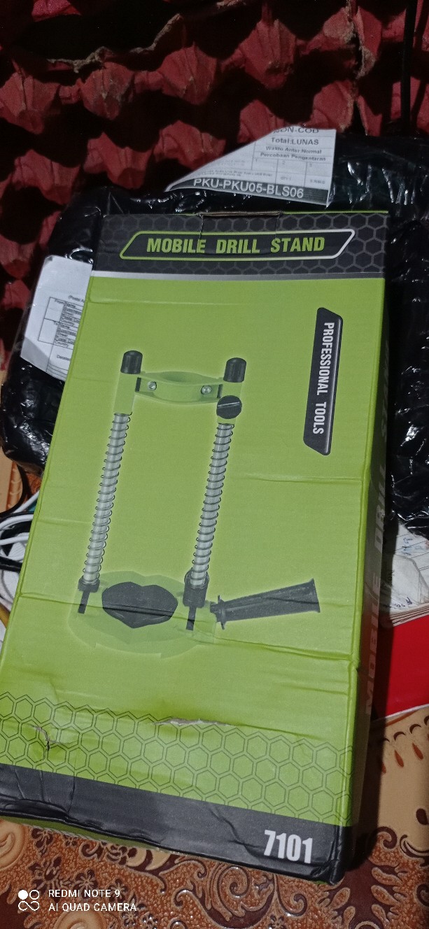 Mobile Stand Drill, Dudukan Bor, Stand Bor Tangan