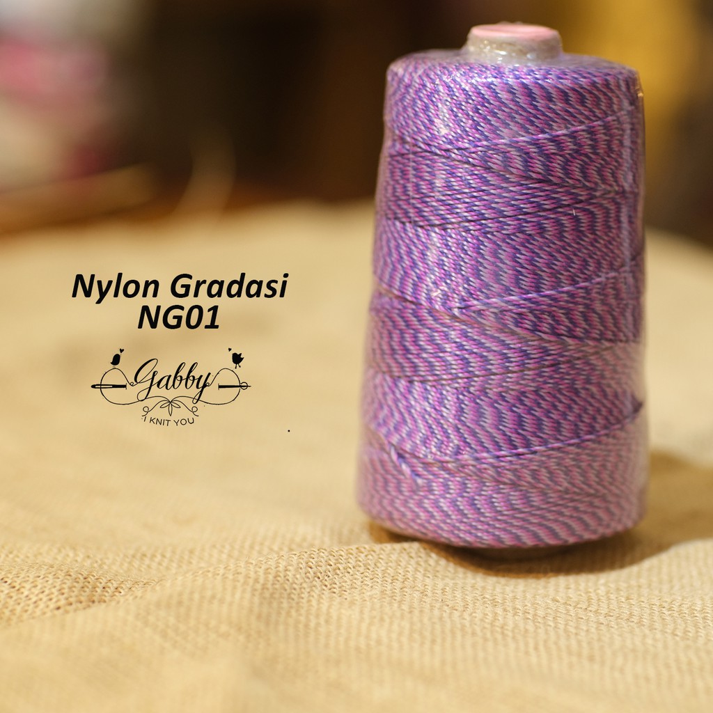 Benang Rajut Nylon/Nilon Gradasi NG01