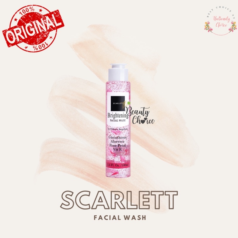 BPOM SCARLETT WHITENING BY FELICYA LOTION SHOWER GEL SCRUB SERUM JOLLY COFFEE POMEGRANATE BRIGHT-FACIAL WASH