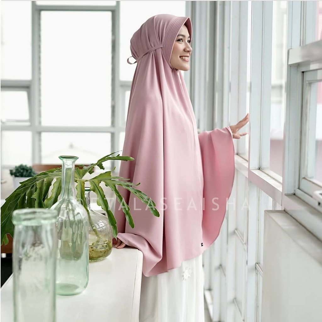 KHIMAR PET JUMBO TALI - HIJAB INSTAN PET TALI JUMBO - XXL - WOLFIS PREMIUM