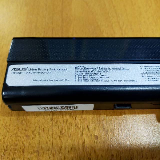 Baterai Original Laptop Asus A42 A42J A42F K52 A52 A52F K42J K42JA K42JB A31-K52 A32-K52 A41-K52