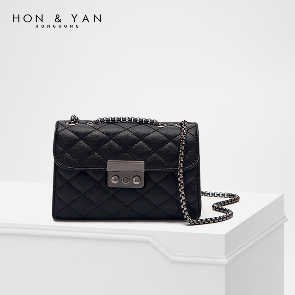  HONYAN Tas  Cewek Sling Bag model tas  chanel  mini korea 