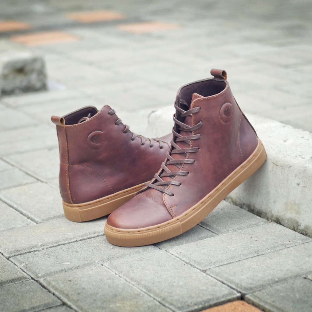 MAGNUS BROWN |FORIND x Greata| Sepatu Vintage Klasik High Hi Pria/Cowok/Men Boots Original Footwear