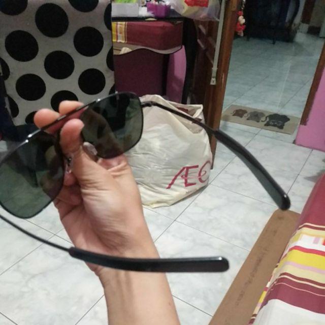 [bayar Di Tempat]kacamata Hitam Motif Tentara Amerika Untuk Pria Kacamata Ao