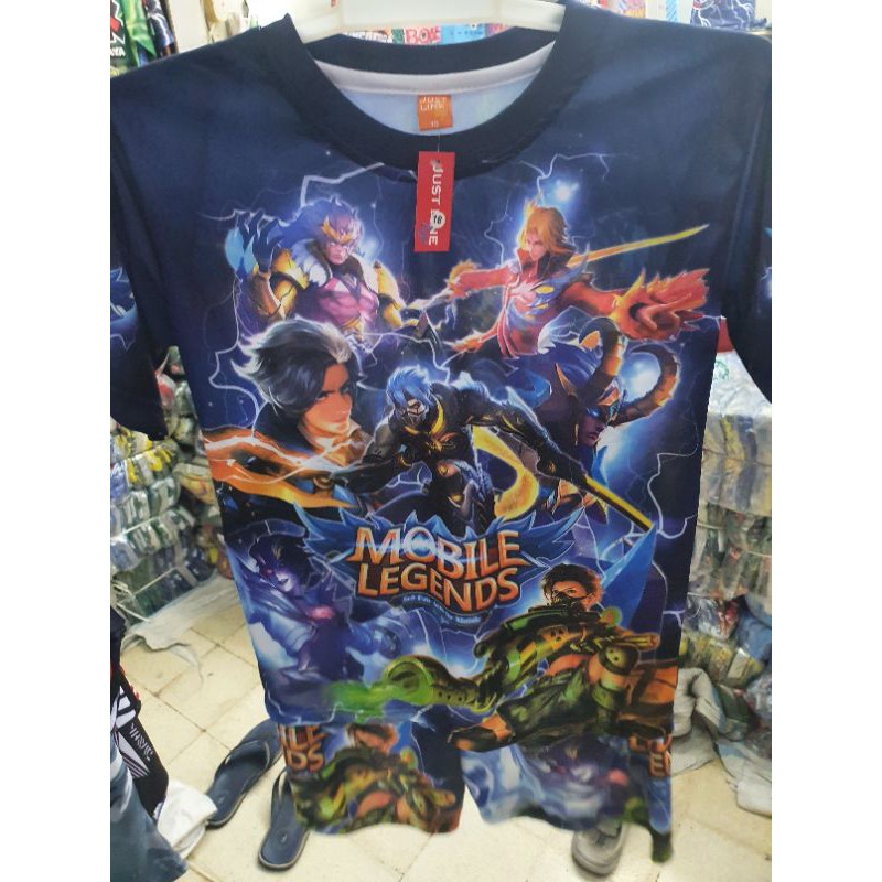 SETELAN KAOS/BAJU ANAK MOBILE LEGEND KIDS ML MURAH